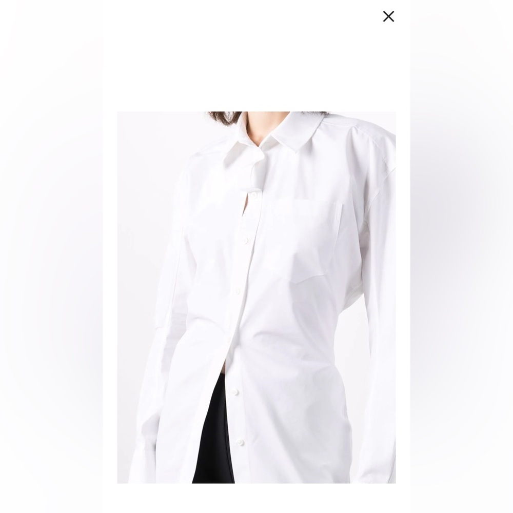 Alexander Wang white cotton shirt